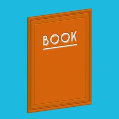 Book Illustration Isolated On Color Background N7