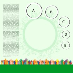 Go green concept Save world vector Illustration N13