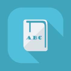 Flat modern design with shadow vector icons textbook a primer