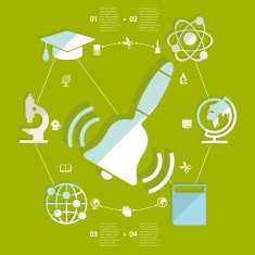 Education flat infographic N53