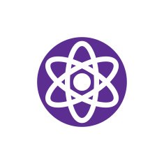 Atom symbol abstract icon vector symbol