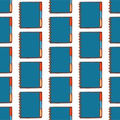 Sketch notebook with spiral N2