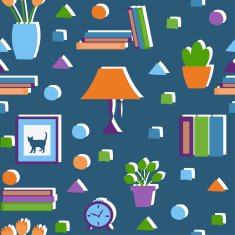 Interior vector background