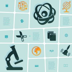 Education flat infographic N64