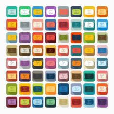 Flat design school N19