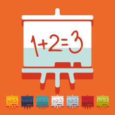 Flat design board N12
