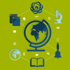 Education flat infographic N87