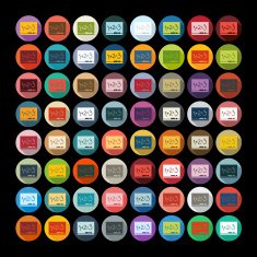 Flat design board N17