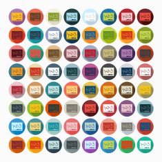 Flat design board N19