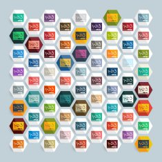 Flat design board N21