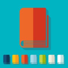 Flat design book N59