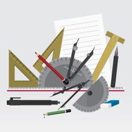 Vector of Stationery Set