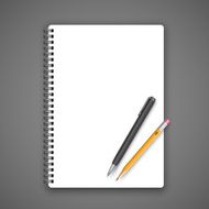 notebook and pencil N3