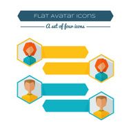 Flat Avatar Banner