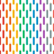 Colored pencils Vector illustration Background N2