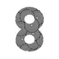Circle pattern number eight