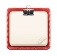 Vector Cartoon Blank Sheets of Paper