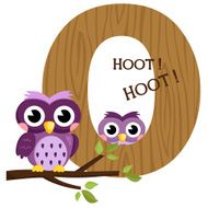 Alphabet O for Owl