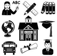Education icons N130