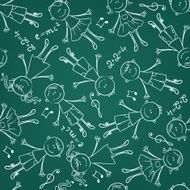 Children school seamless pattern N2