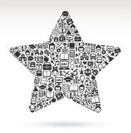 education and school Black &amp; White Star