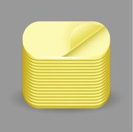 Stick Paper Icon