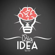 Abstract Bulb Icon Isolated On Background N12