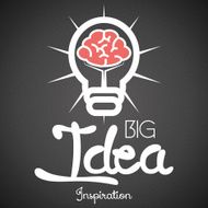 Abstract Bulb Icon Isolated On Background N22