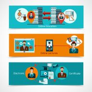 Online Education Banner Set N2