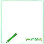 Greeen pencil background