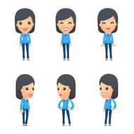 universal characters in different poses reception