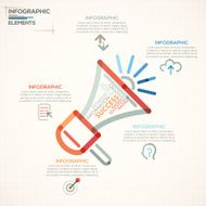 Modern infographics options banner N122