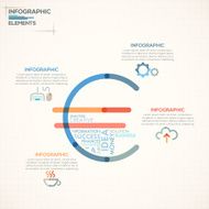 Modern infographics options banner N124