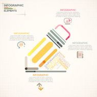 Modern infographics options banner N126