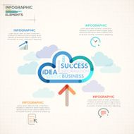 Modern infographics options banner N133