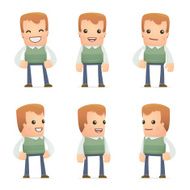 universal characters in different poses genius