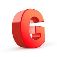 3d red letter G N3