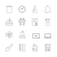 Education Icons Set N33