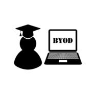 BYOD black and white icons