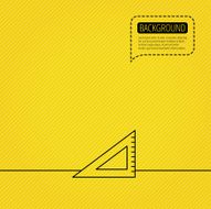 Triangular ruler icon Straightedge sign N24
