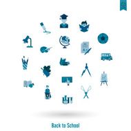 school and education icons N718