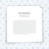 School Background with Squared Sheet