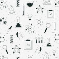 Seamless scientific pattern