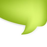 Abstract speech bubble EPS8