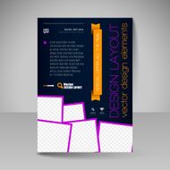 Site layout for design - flyer N28