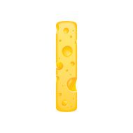 3d cheese letter I