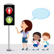 Pedestrian traffic light N2