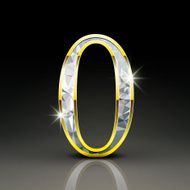 3d gorgeous diamond number 0