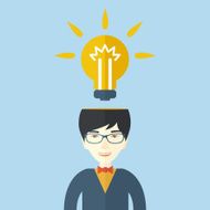 Businessman has a bright idea N4