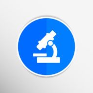 icon vector researching research medicine equipment microscope N2